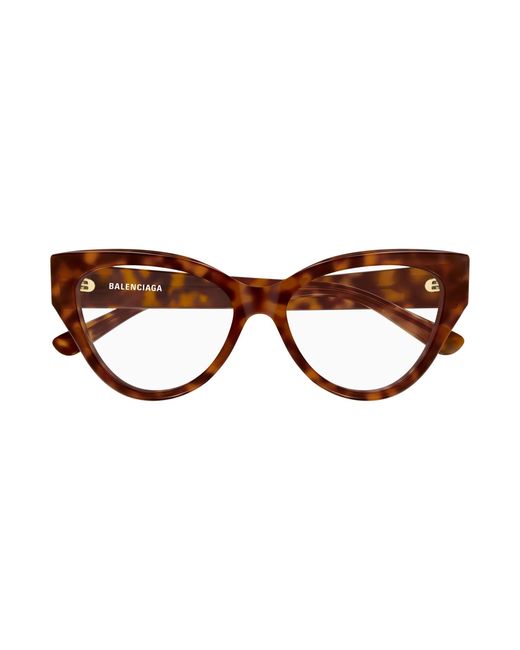 Balenciaga Black Bb0482O 002 Optical Frames Acetate Transparent Cat Eye