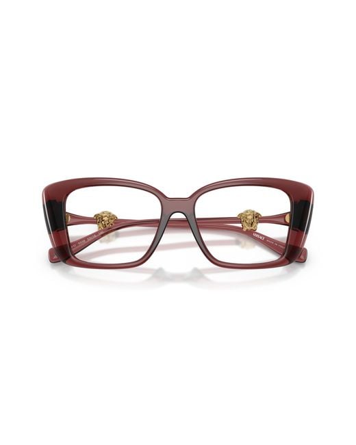 Versace Black Ve3385U 5539 Optical Frames Injected Squared Normal
