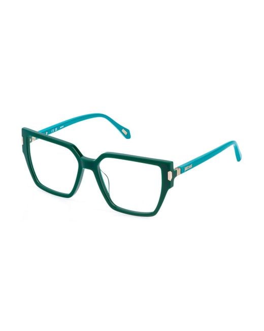 Just Cavalli Black Vjc127 09Ls Optical Frames Acetate Squared