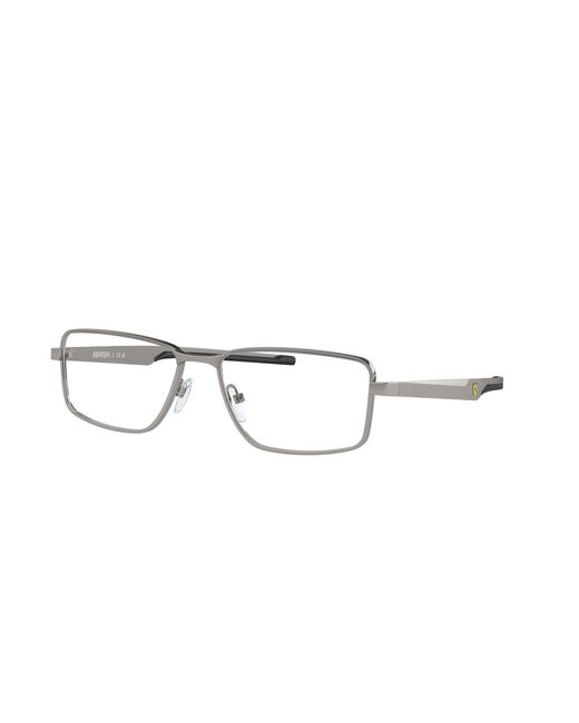 FERRARI SCUDERIA Black Fz7004 104 Optical Frames Metal Squared Normal for men
