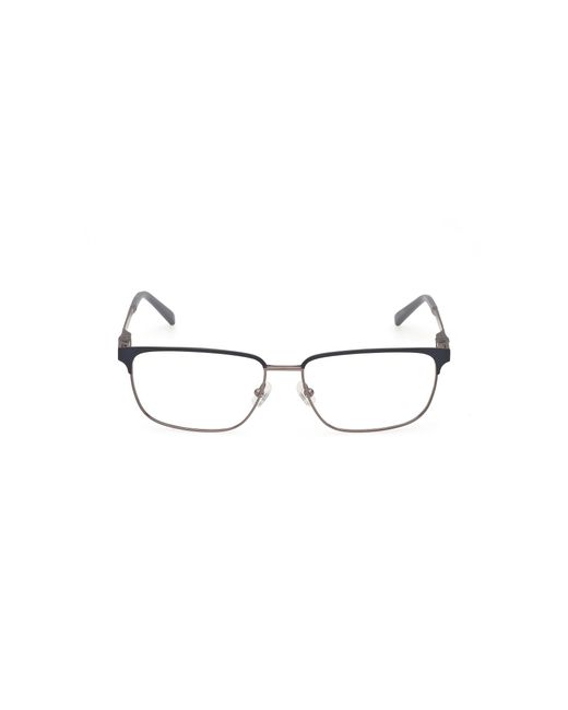 Timberland Black Tb50027 091 Optical Frames Metal Squared Normal for men
