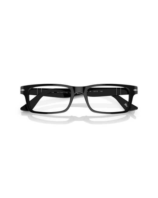 Persol Black Po3050V 95 Optical Frames Acetate Transparent Squared Normal for men