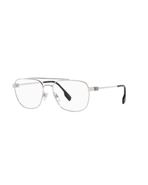 Burberry Black Be1377 Michael 1005 Optical Frames Metal Squared Normal for men