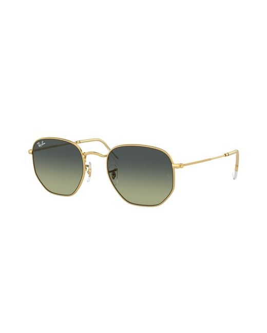 Ray-Ban Black Rb3548 Hexagonal Sunglasses