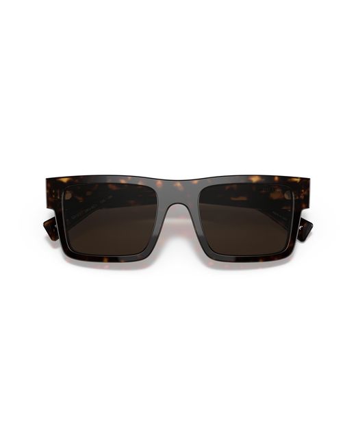 Prada Black Pr 19Ws 2Au8C1 Sunglasses Acetate Squared Normal for men