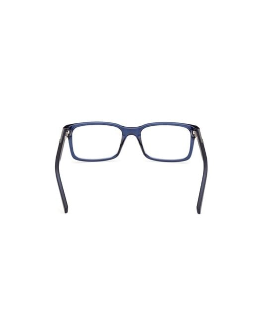 Timberland Black Tb50001-H 020 Optical Frames Injected Squared Normal for men