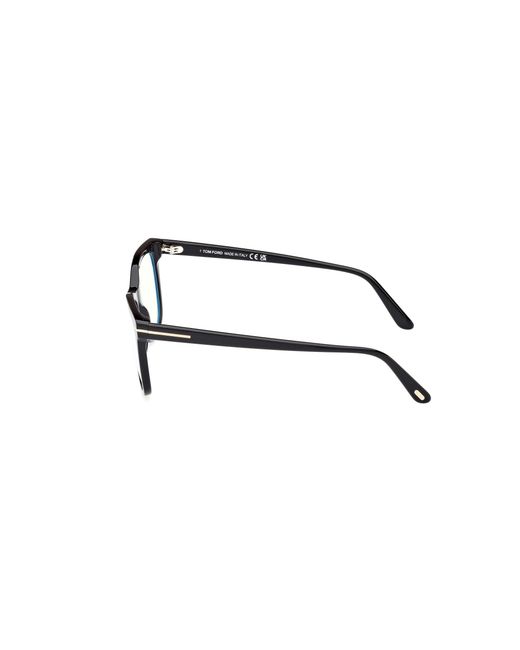 Tom Ford Black Ft5986-B 001 Optical Frames Acetate Squared Normal