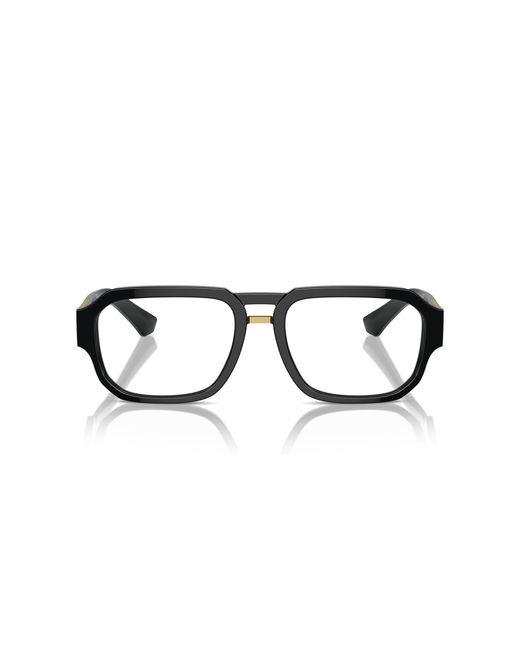 Dolce & Gabbana Black Dg3389 501 Optical Frames Acetate Pilot Normal for men
