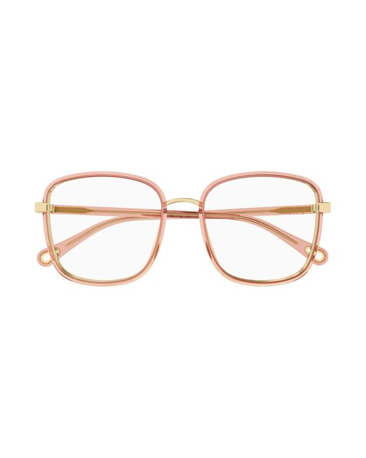 Chloé Black Ch0034O 023 Optical Frames Bio-Injected Transparent Squared