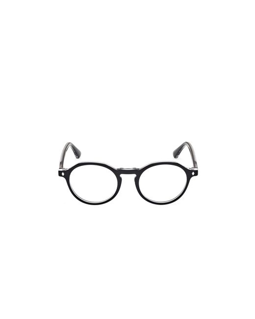 Web Black We5440 001 Optical Frames Acetate Round Normal