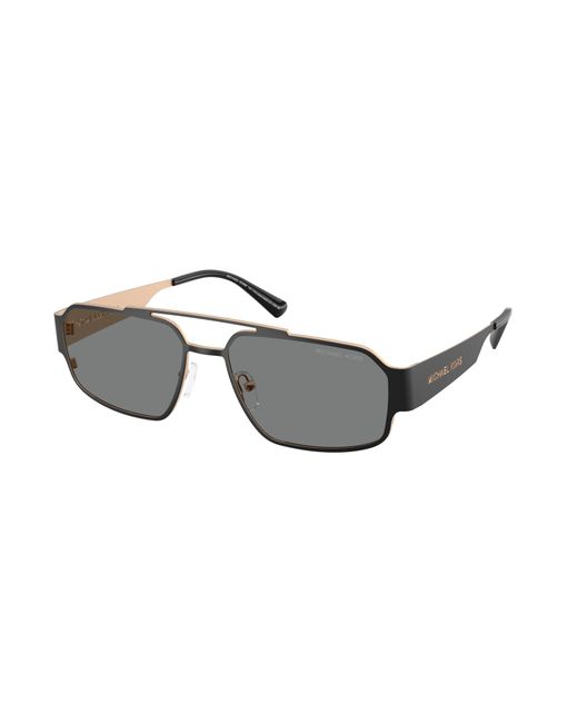 Michael Kors Black Mk1182 Cape Town 100587 Sunglasses Metal Squared Normal for men