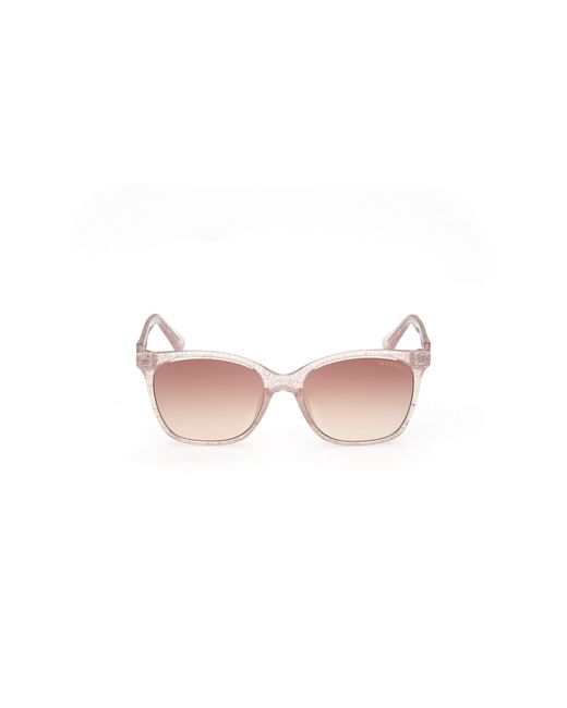 Guess Black Gu9238 59F Sunglasses Injected Squared Normal Shaded
