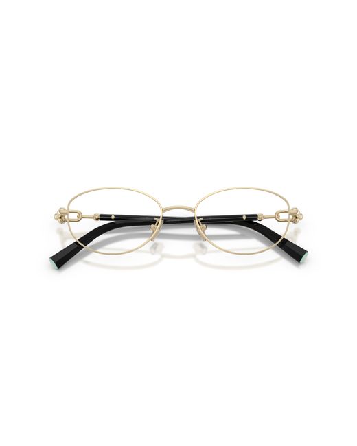 Tiffany & Co Black Tf1176D 6021 Optical Frames Metal Transparent Round Normal