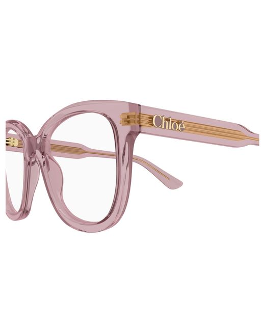 Chloé Black Ch0378O 004 Optical Frames Acetate Transparent Squared