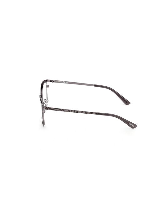 Emilio Pucci Black Ep5276 005 Optical Frames Metal Squared Normal