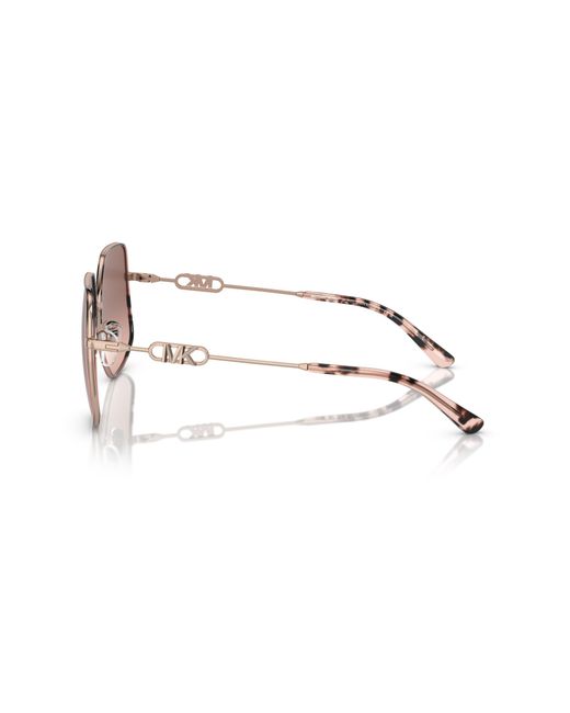 Michael Kors Black Mk1127J Empire Butterfly 110813 Sunglasses Metal Geometric Normal Shaded
