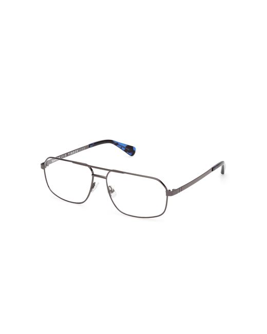 Timberland Black Tb50058 008 Optical Frames Metal Squared Normal for men