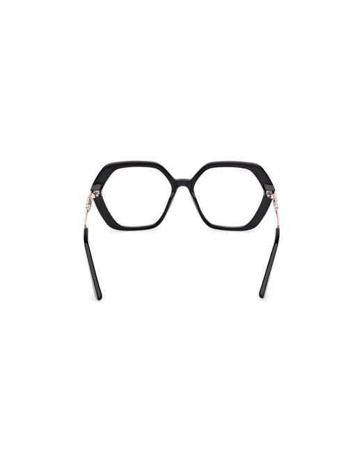 Guess Black Gu50317 001 Optical Frames Acetate Geometric Normal