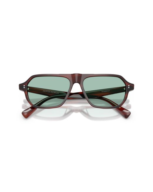 Oliver Peoples Black Ov5616U Remment 1818 Optical Frames Acetate Geometric Normal
