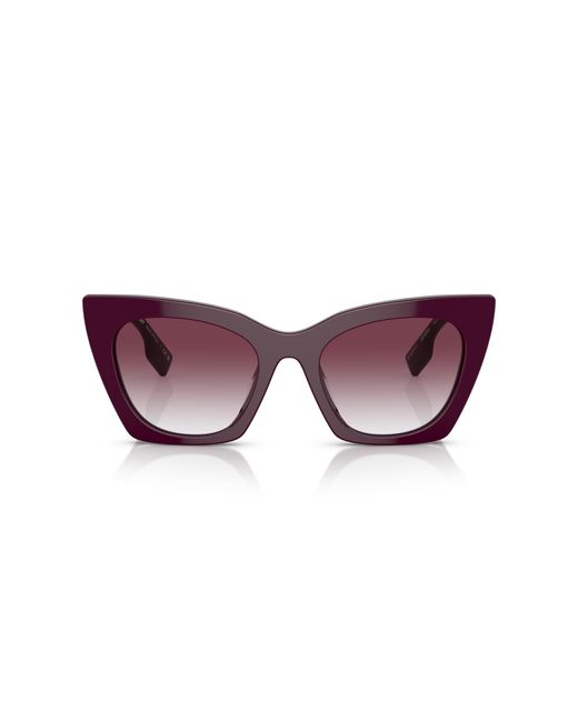 Burberry Black Be4372U Marianne 39798H Sunglasses Acetate Cat Eye Normal Shaded