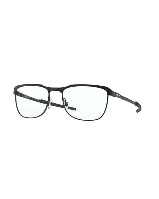 Oakley Black Ox3244 Tail Pipe 324401 Optical Frames Metal Squared Normal for men