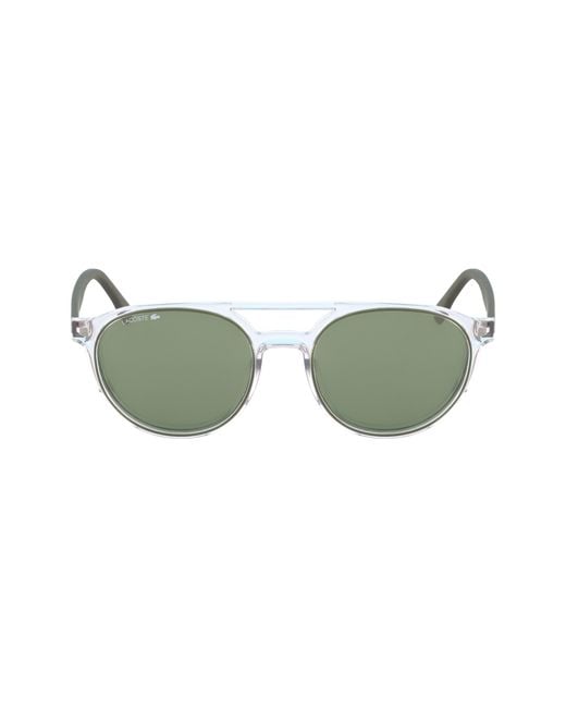 Lacoste Black L881S 317 Sunglasses Injected Round Normal Photochromatic