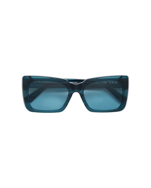Retrosuperfuture Blue W1A Senta Sunglasses Acetate Light Squared Normal