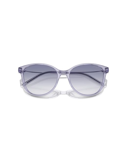 Emporio Armani Black Ea4220 611179 Sunglasses Acetate Cat Eye Normal Shaded
