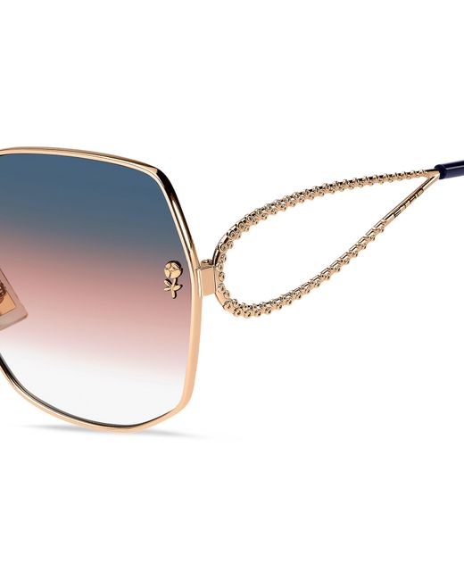 Etro Black 0071/F/S Ddb/Ff Sunglasses Metal Squared Normal