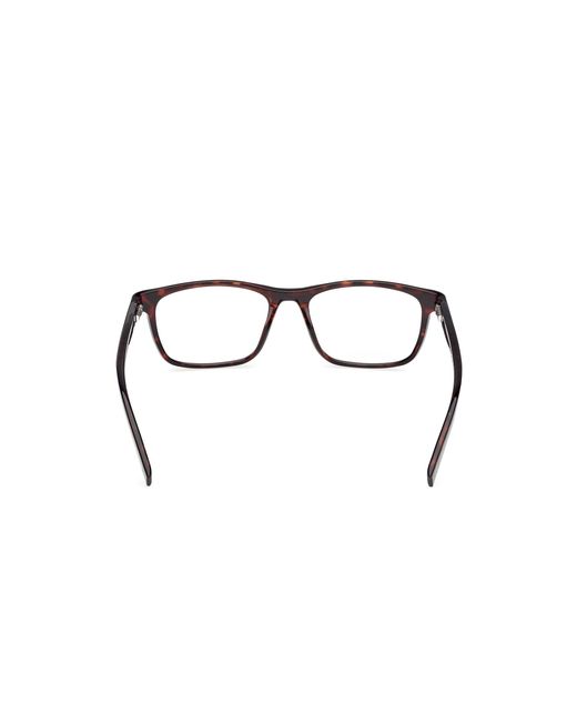 Timberland Black Tb50077-H 092 Optical Frames Injected Squared Normal for men