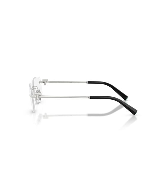 Tiffany & Co Black Tf1175 6001 Optical Frames Metal Transparent Geometric Normal