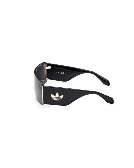 Adidas Black Or0118 01A Sunglasses Injected Smoke Mask Normal
