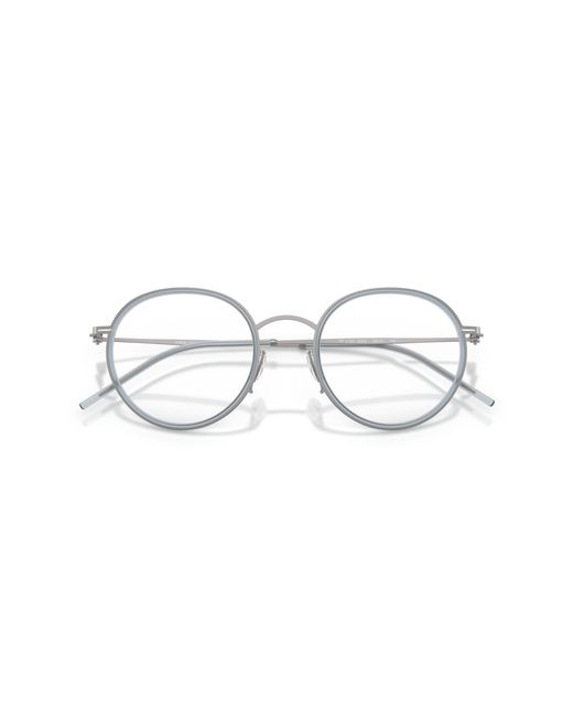 Giorgio Armani Black Ar5155 3003 Optical Frames Metal Round Normal for men