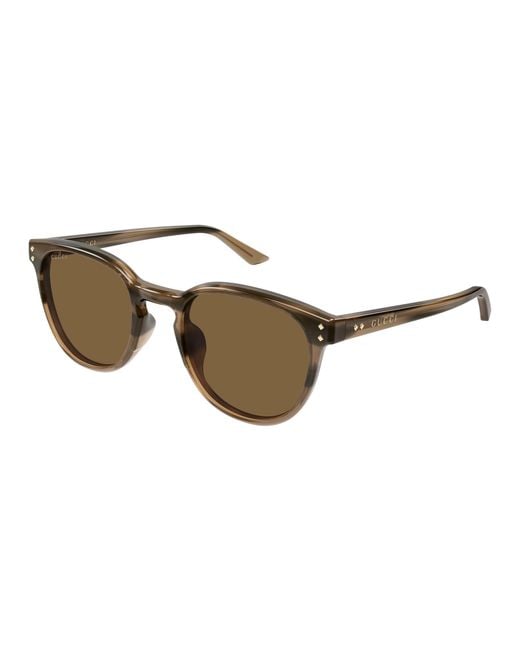 Gucci Black Gg2134Sa 003 Sunglasses Acetate Round for men