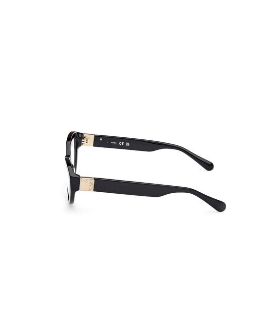 MAX&Co. Black Mo5176 001 Optical Frames Acetate Cat Eye Normal