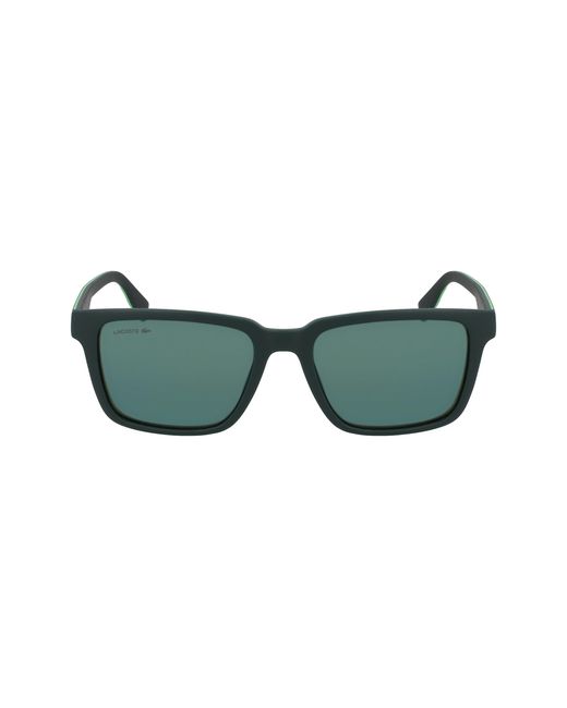 Lacoste Black L6032S 301 Sunglasses Bio-Inject Squared Normal Flash for men