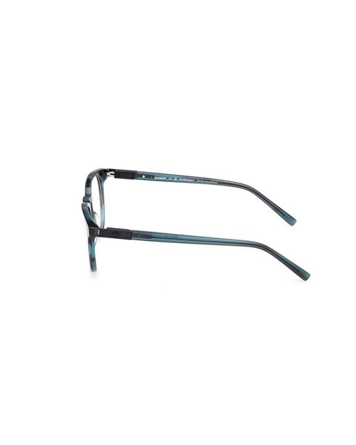 Timberland Black Tb50071 092 Optical Frames Acetate Round Normal for men