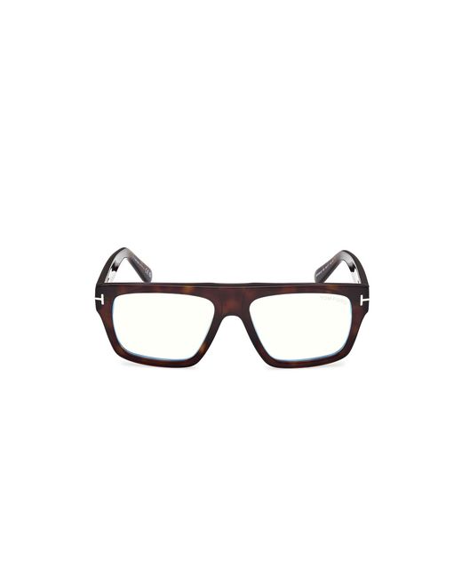 Tom Ford Black Ft6084-B 052 Optical Frames Acetate Squared Normal for men