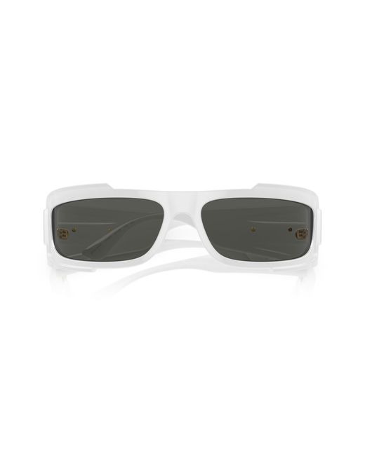 Versace Black Ve4446 314/87 Sunglasses Nylon Squared Normal for men
