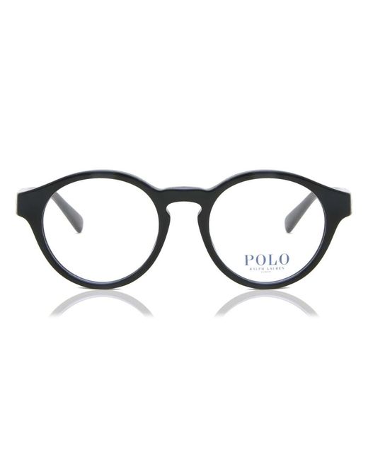 Polo Ralph Lauren Black Ph2243 5001 Optical Frames Plastic Round for men