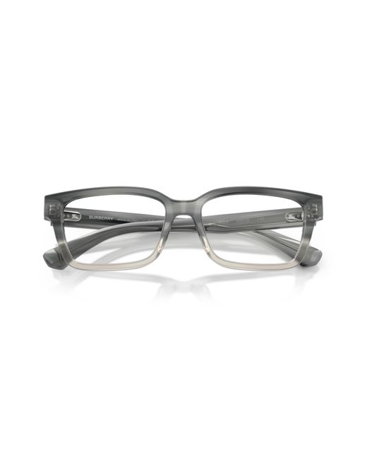Burberry Black Be2453 4208 Optical Frames Acetate Transparent Squared Normal for men