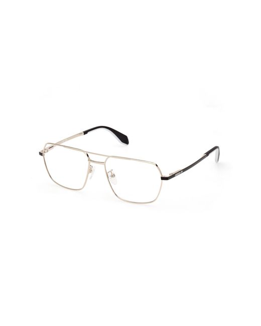 Adidas Black Or5064 032 Optical Frames Metal Geometric Normal for men