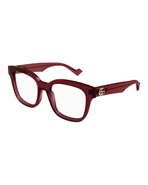 Gucci Black Gg0958O 006 Optical Frames Acetate Transparent Squared