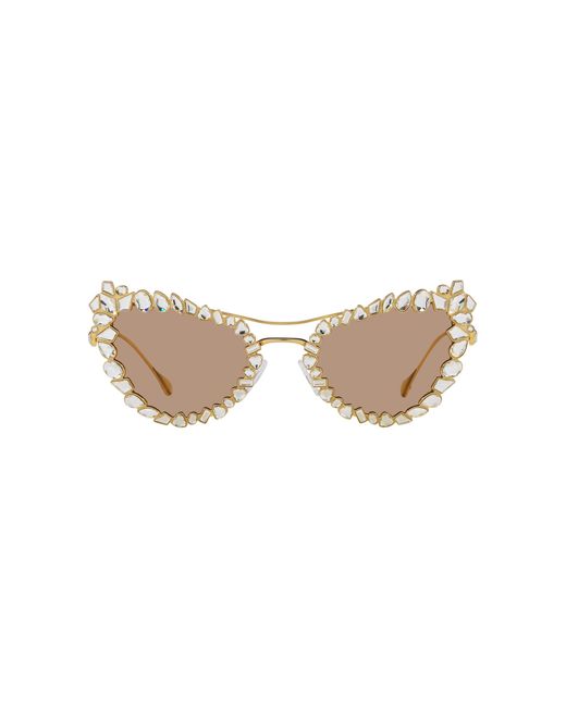 Swarovski Metallic Sk7011 402263 Sunglasses Metal Geometric Normal