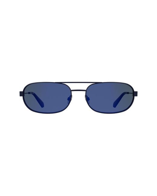 Calvin Klein Black Ckj26202S 400 Sunglasses Metal Round Normal for men
