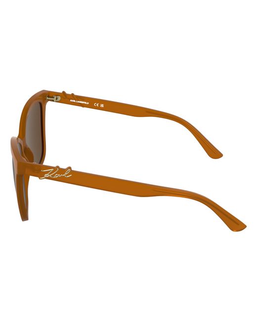 Karl Lagerfeld Black Kl6223S 800 Sunglasses Bio-Injected Squared Normal