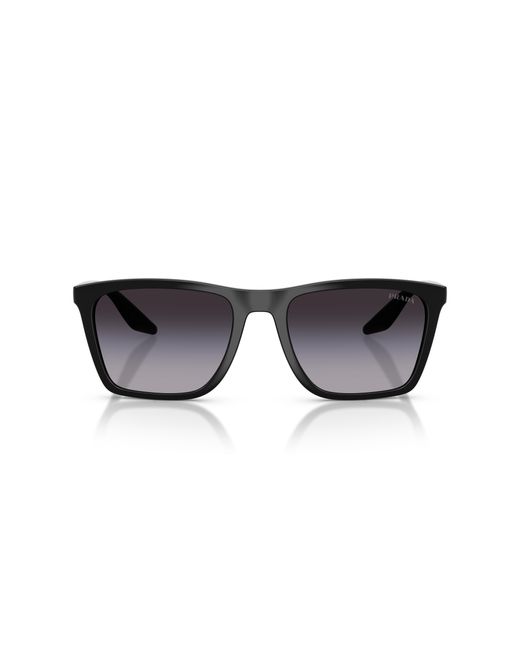 Prada Linea Rossa Black Ps B08S 1Ab09U Sunglasses Injected Pillow Normal Nuanced for men