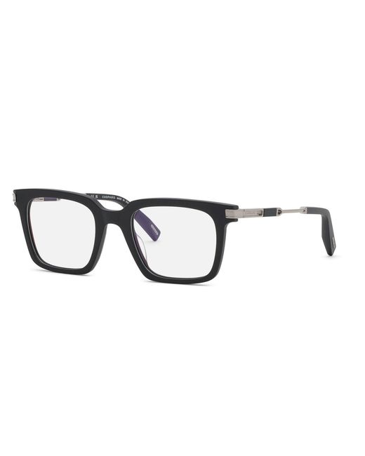 Chopard Black Vch410 703 Optical Frames Acetate Geometric for men
