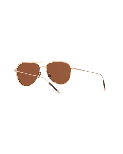 Oliver Peoples Black Ov1276St Tk-3 531153 Sunglasses Titanium Pilot Normal