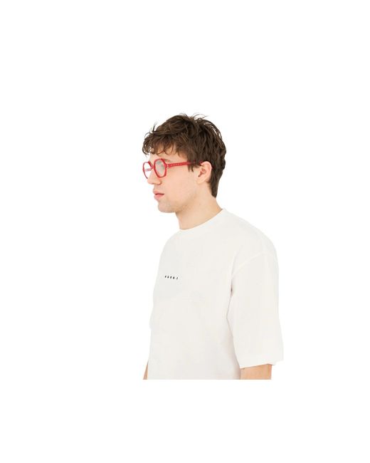 Marni Black 9Q3 Nabaro Comb Optical Frames Acetate Geometric